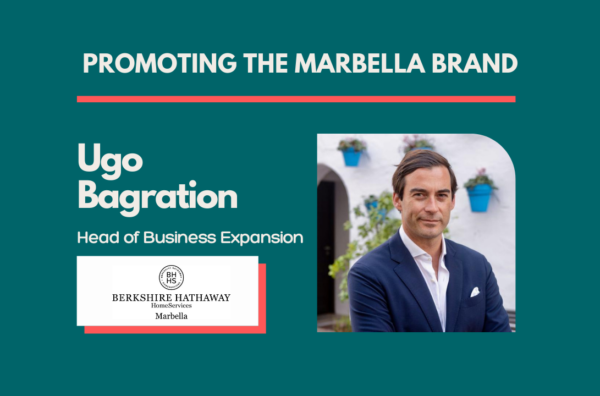 Ugo Bagration promoting the marbella brand